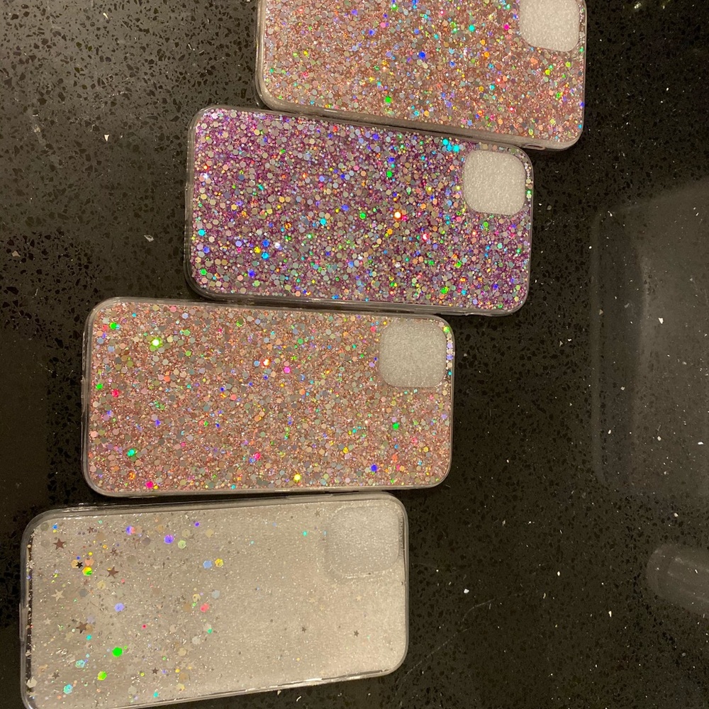 New glitter silicone iPhone 11 case